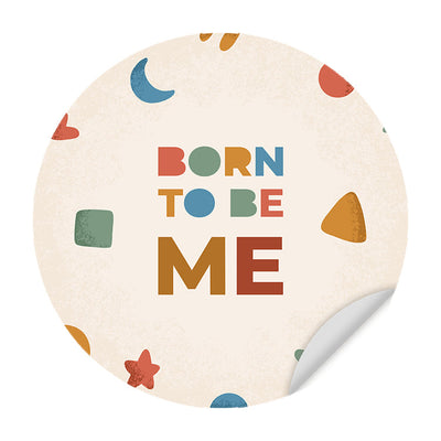 Behangcirkel - Born to Me - Kinderkamer - Behangsticker