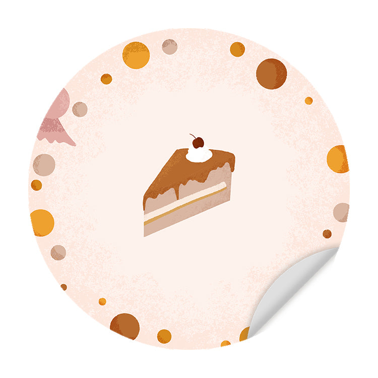 Behangcirkel - Born to Sweet Taartje - Kinderkamer - Behangsticker