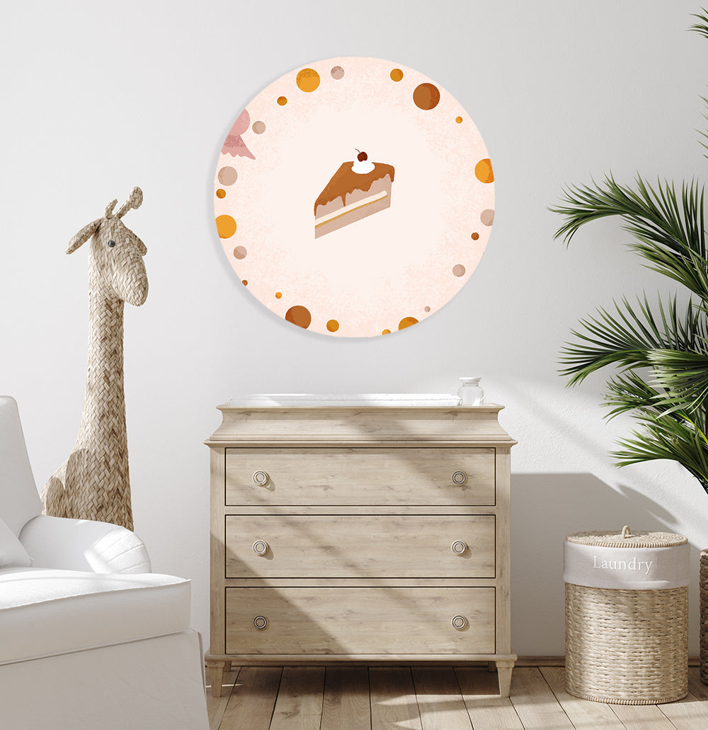 Behangcirkel_-_Born_to_Sweet_Taartje_-_Kinderkamer_-_Behangsticker (Sfeer)