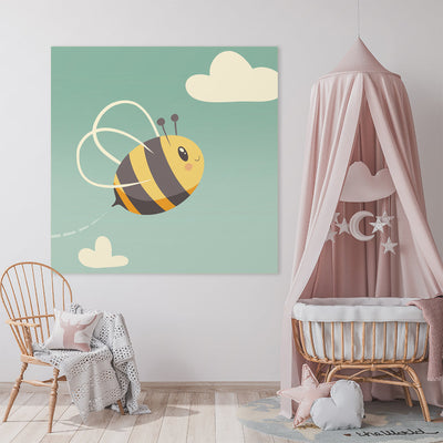 Schilderij Blije Bij
