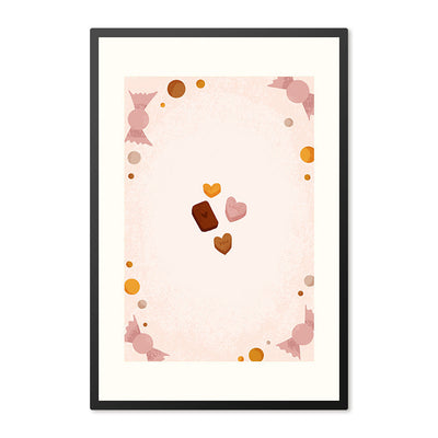 Poster in lijst Born to be Sweet Love Candy