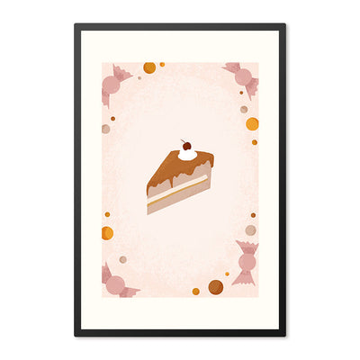 Poster in lijst Born to be Sweet Taartje