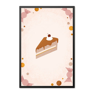 Poster in lijst Born to be Sweet Taartje