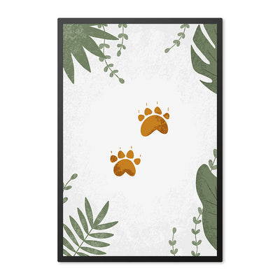 Poster in lijst Born to be Wild Beren Pootjes