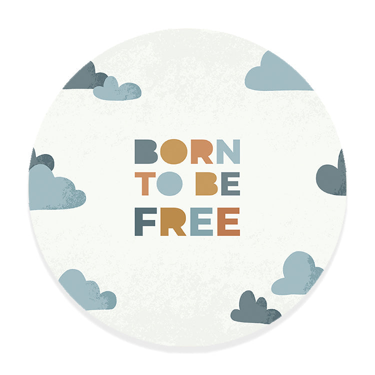 Muurcirkel Born to be Free