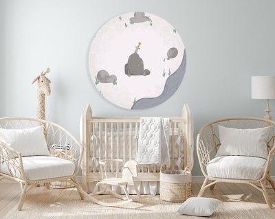 Muursticker Born to be Brave Zwaardje - Kinderkamer - Babykamer (Sfeer)