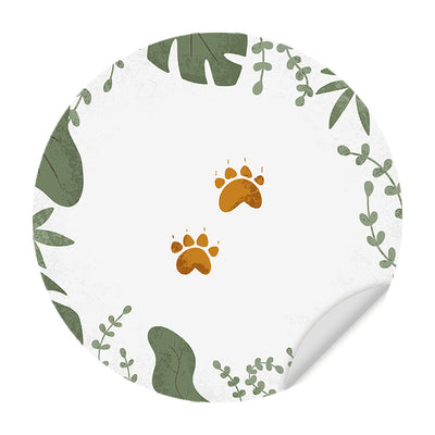 Muursticker Born to be Wild Berenpootjes - Kinderkamer - Babykamer